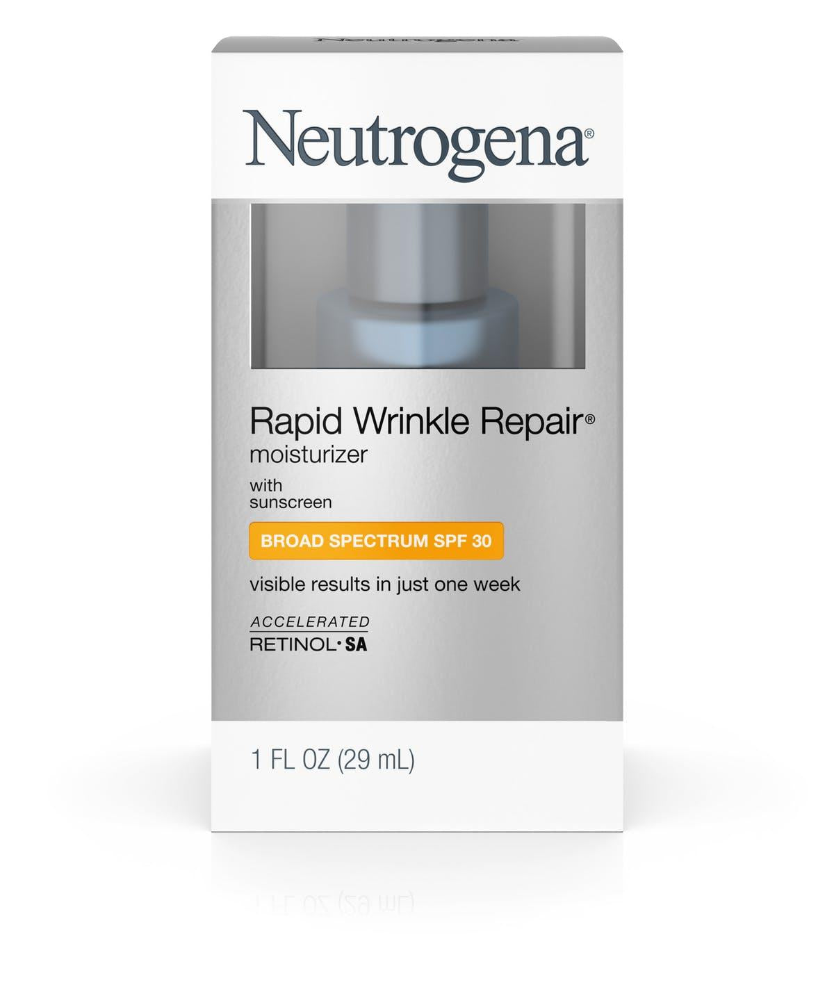 Neutrogena Rapid Wrinkle Repair Moisturizer with Sunscreen Broad Spectrum SPF 30, 1 fl.oz