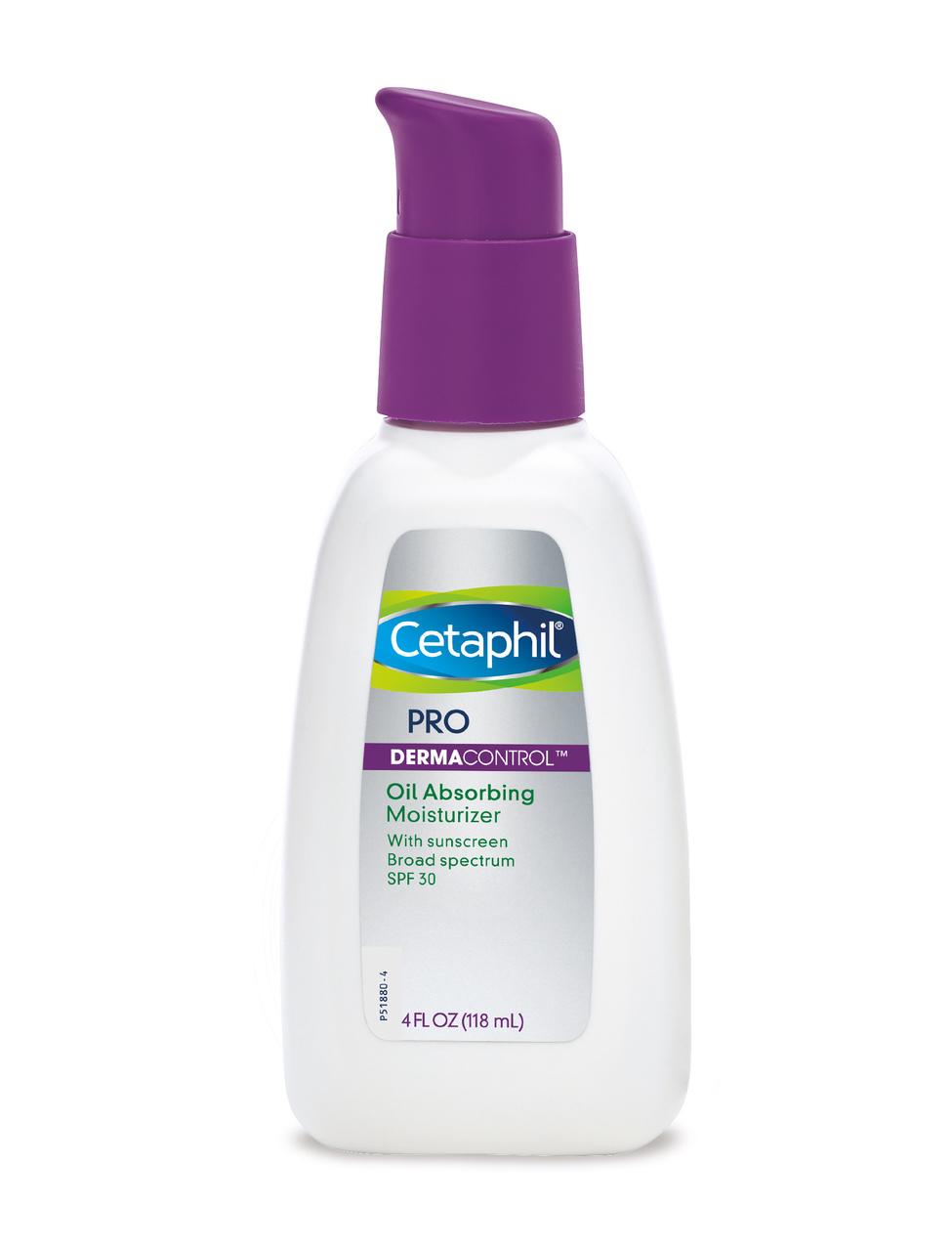 Cetaphil PRO Derma Control Oily Skin Absorbing Moisturizer with Suncreen SPF 30, 4 fl.oz / 118ml (PACKAGING MAY VARY)