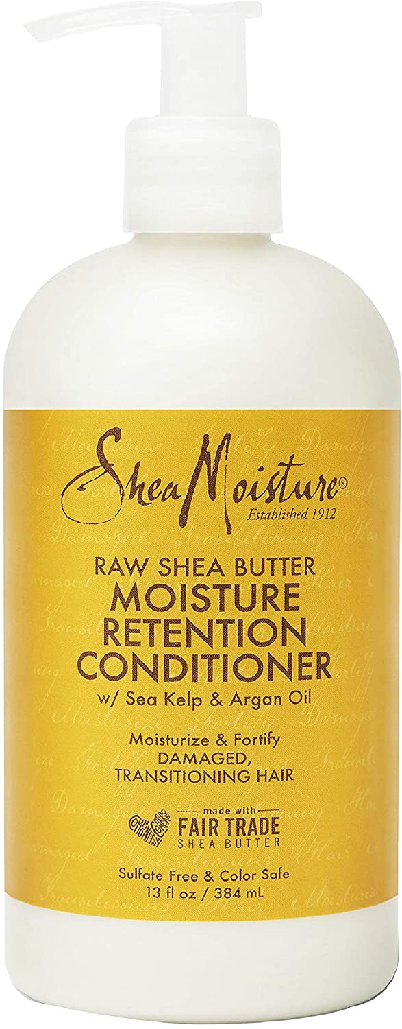Shea Moisture Raw Shea Butter Moisture Retention Conditioner w/ Sea Kelp & Argan oil 13 fl. oz 384 ml