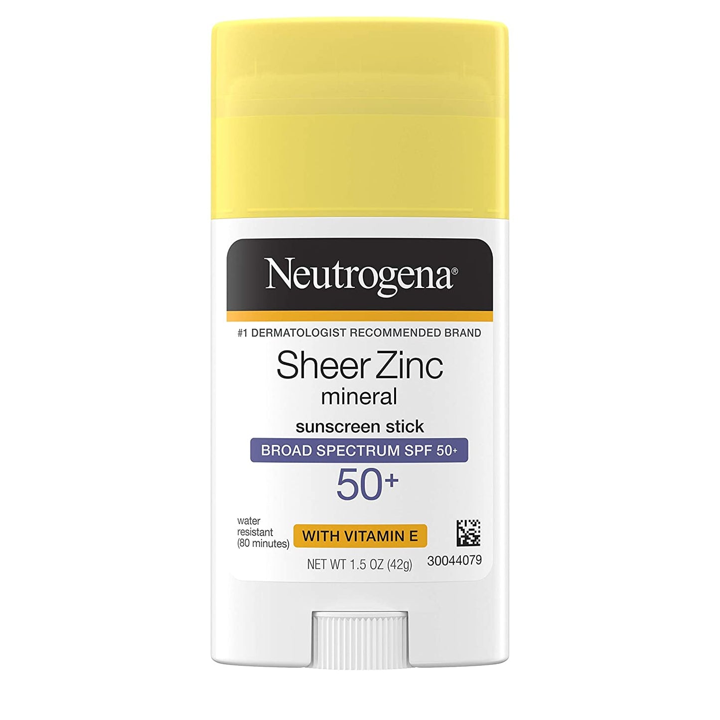 Neutrogena Sheer Zinc Oxide Mineral Sunscreen Stick with Vitamin E SPF 50+ UVA/UVB Protection 1.5 oz. 42 g