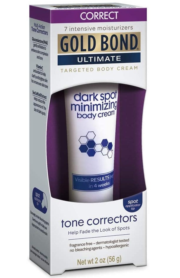 Gold Bond Dark Spot Minimizing Body Cream Tone Correctors 2 oz / 56 g