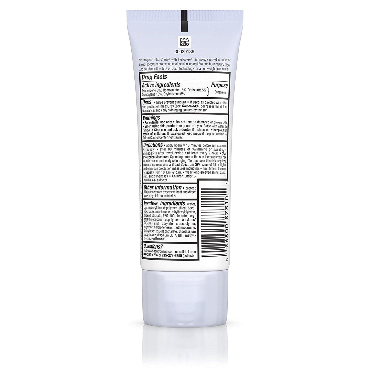 Neutrogena Ultra Sheer Dry-Touch Sunblock, SPF 100+