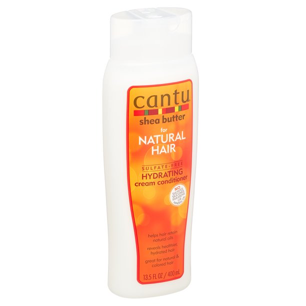 Cantu Shea Butter for Natural Hair Sulfate-Free Hydrating Cream Conditioner, 13.5 fl.oz / 400ml