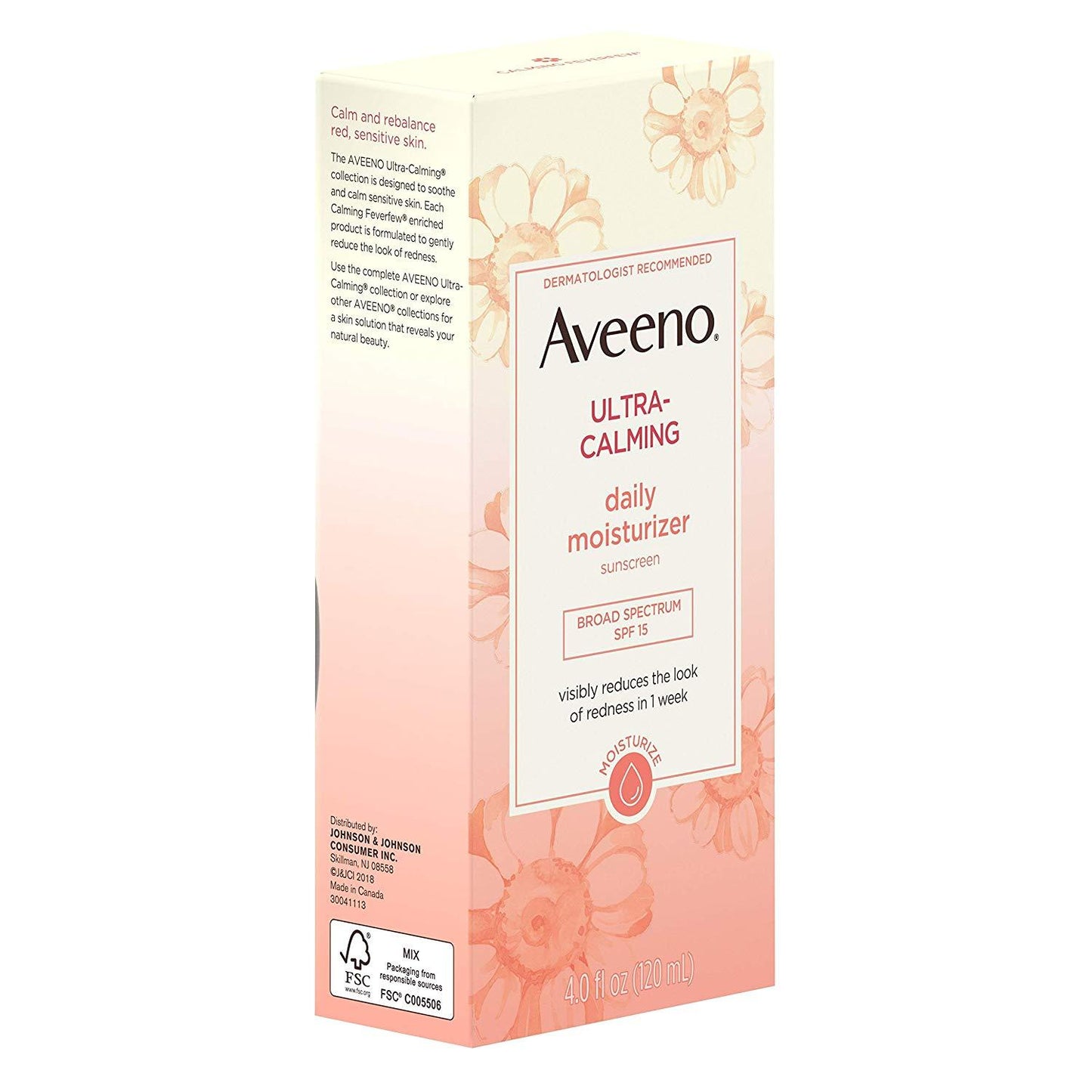 Aveeno Ultra-Calming Daily Moisturizer with Sunscreen SPF 15, 120 ml