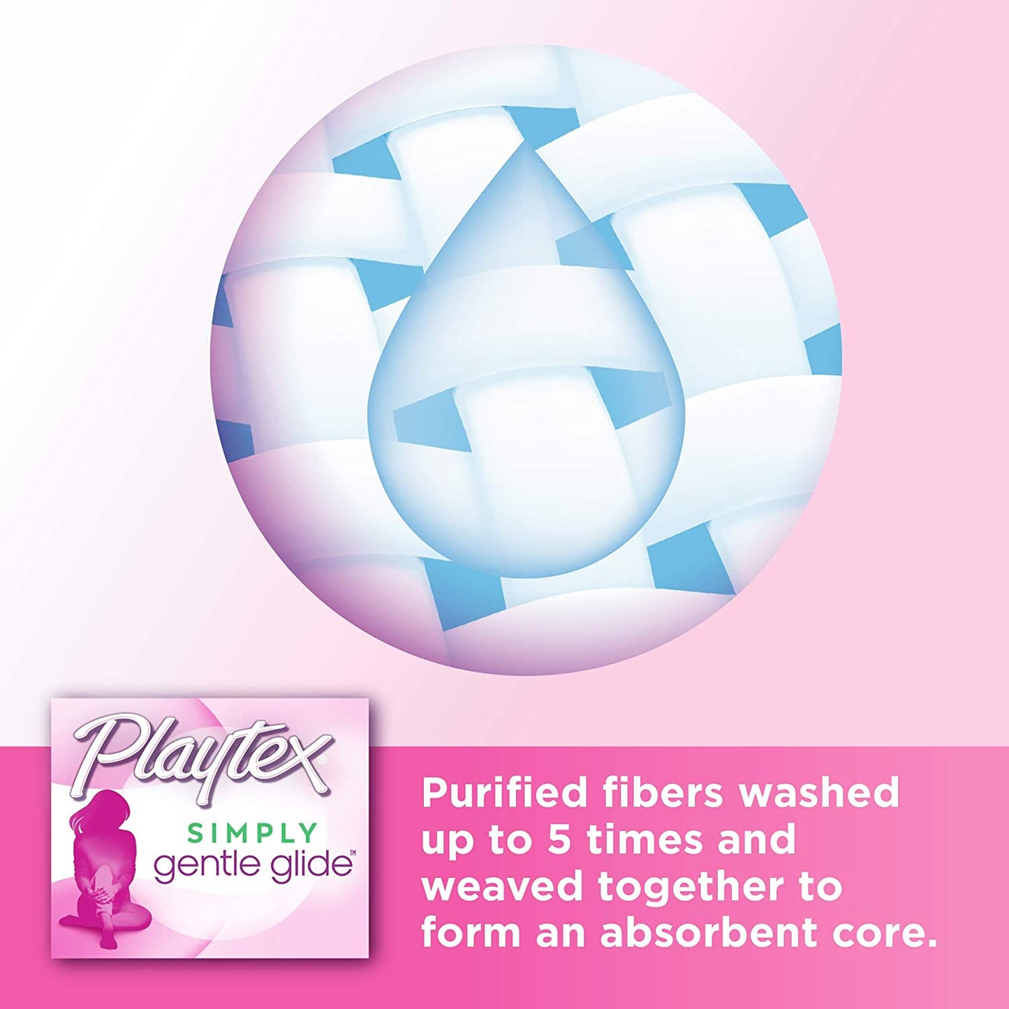 Playtex Simply Gentle Glide Unscented Tampons, Ultra Absorbency, 36 Count