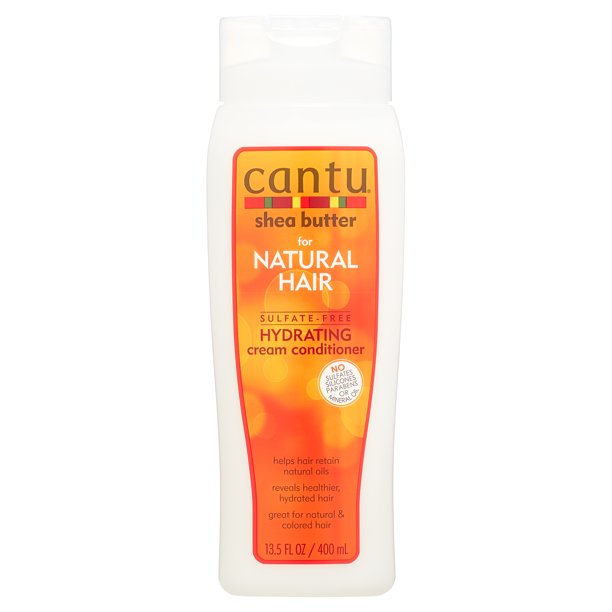 Cantu Shea Butter for Natural Hair Sulfate-Free Hydrating Cream Conditioner, 13.5 fl.oz / 400ml