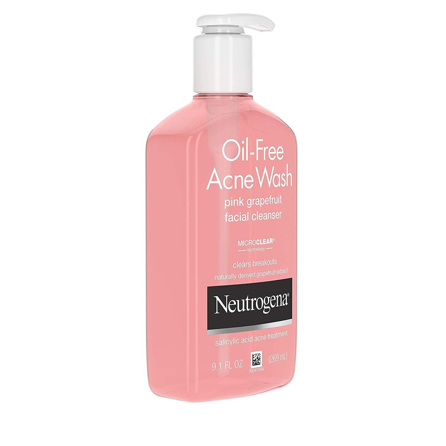 Neutrogena Oil-free Salicylic Acid Pink Grapefruit Pore Cleansing Acne Wash and Facial Cleanser 9.1 oz (269 ml)