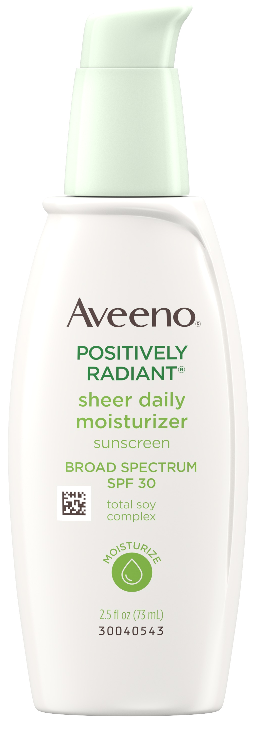 Aveeno Positively Radiant Daily Moisturizer with Broad Spectrum SPF 30, 73 ml