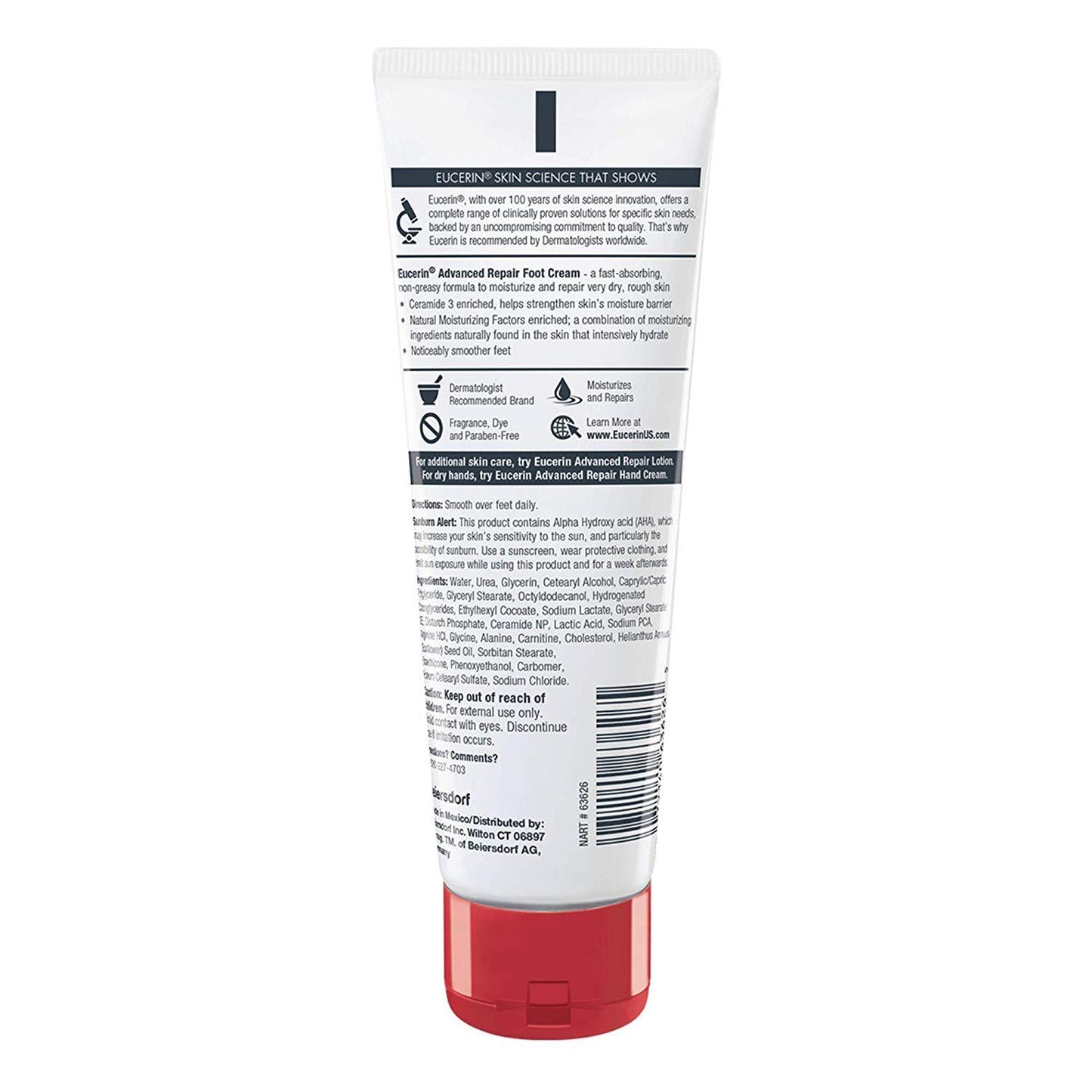 Eucerin Advanced Repair Foot Creme 3 Ounce