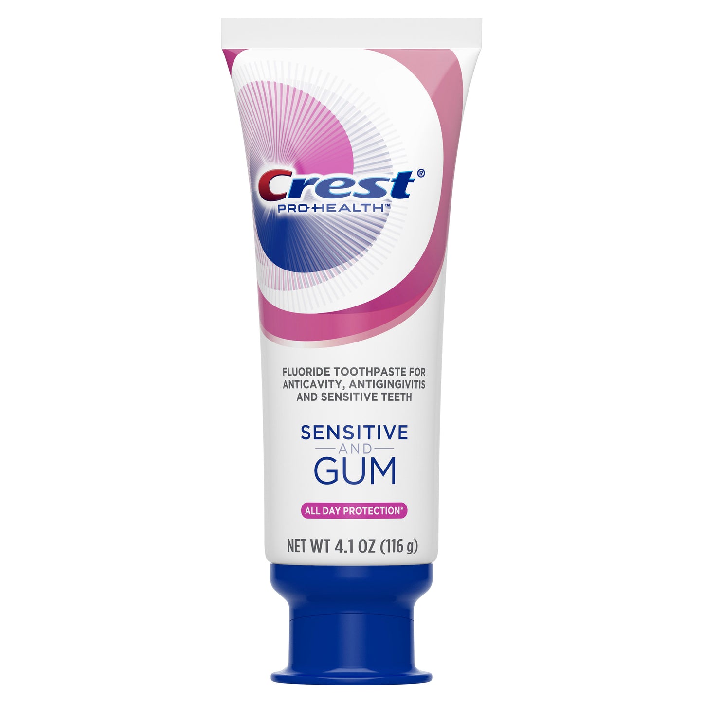 Crest Pro Health Sensitive and Gum Fluoride for Anti Cavity Toothpaste All Day Protection 116 g