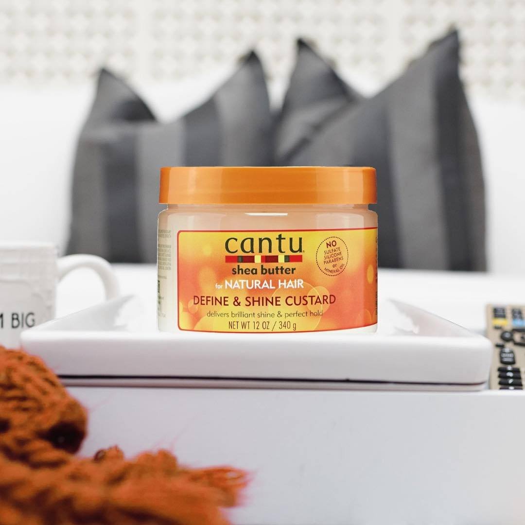 Cantu Shea Butter Define & Shine Custard for Natural Hair, 12 oz. / 340 g