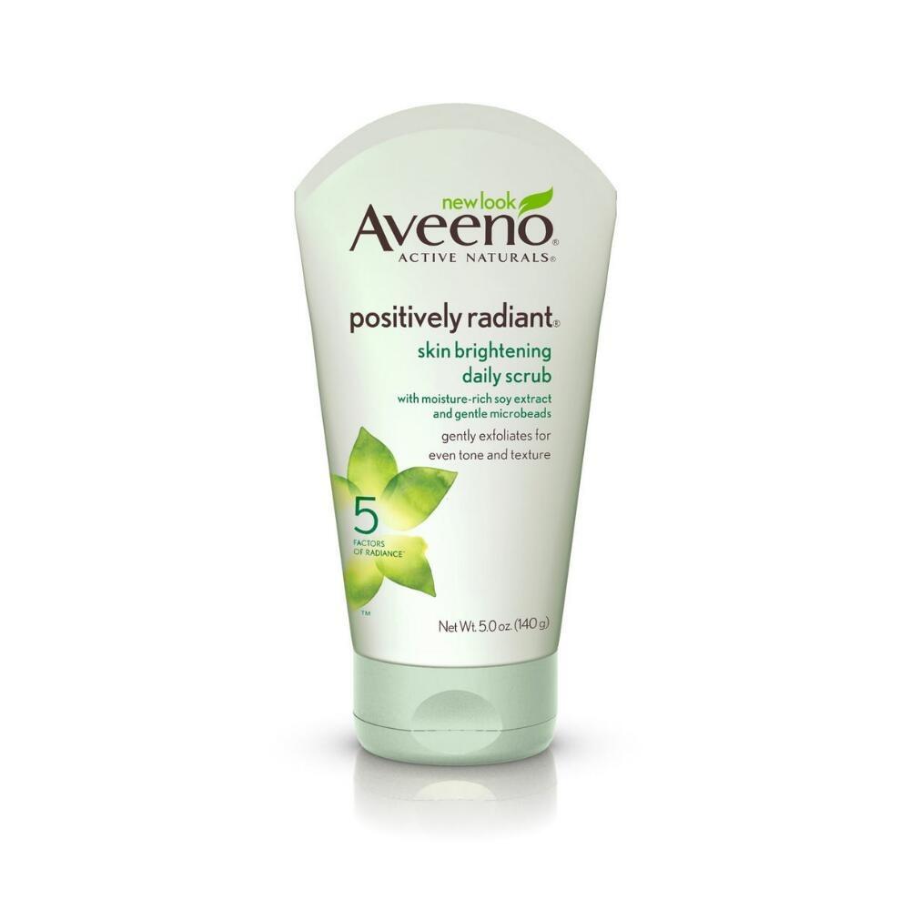 Aveeno Positively Radiant Skin Brightening Daily Scrub, 140g