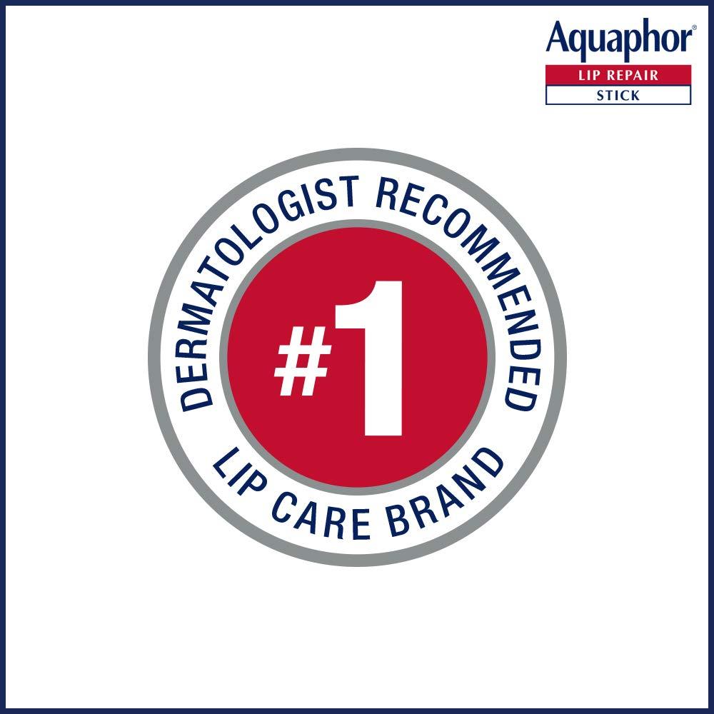 Aquaphor Lip Repair Stick, Soothes Dry Chapped Lips .17 oz (Pack of 2)