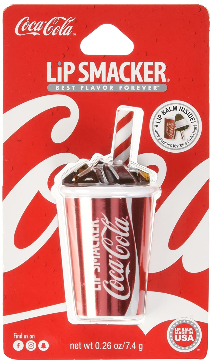 Lip Smacker Cup Lip Balm, Coca Cola, 7.4 g