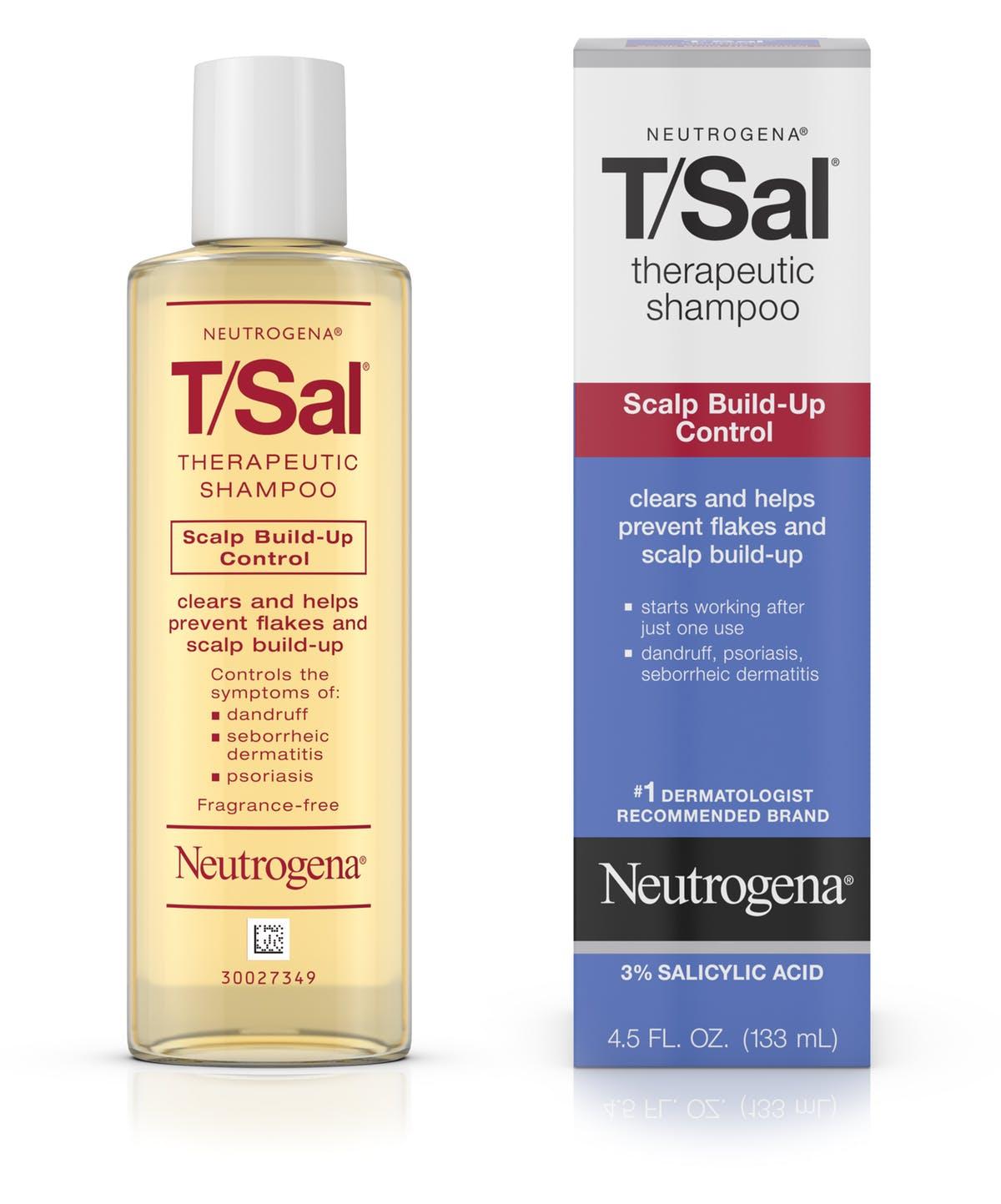 Neutrogena T/Sal Therapeutic Shampoo, Scalp Build-Up Control 4.5 fl.oz