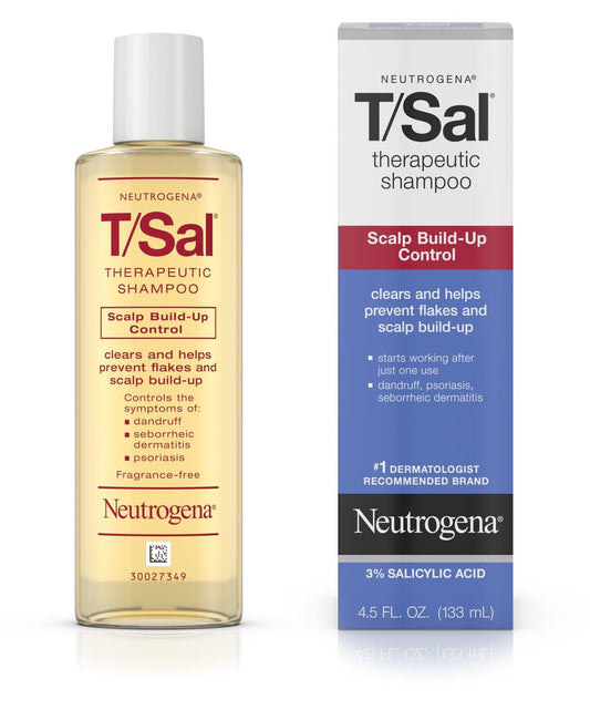 Neutrogena T/Sal Therapeutic Shampoo, Scalp Build-Up Control 4.5 fl.oz
