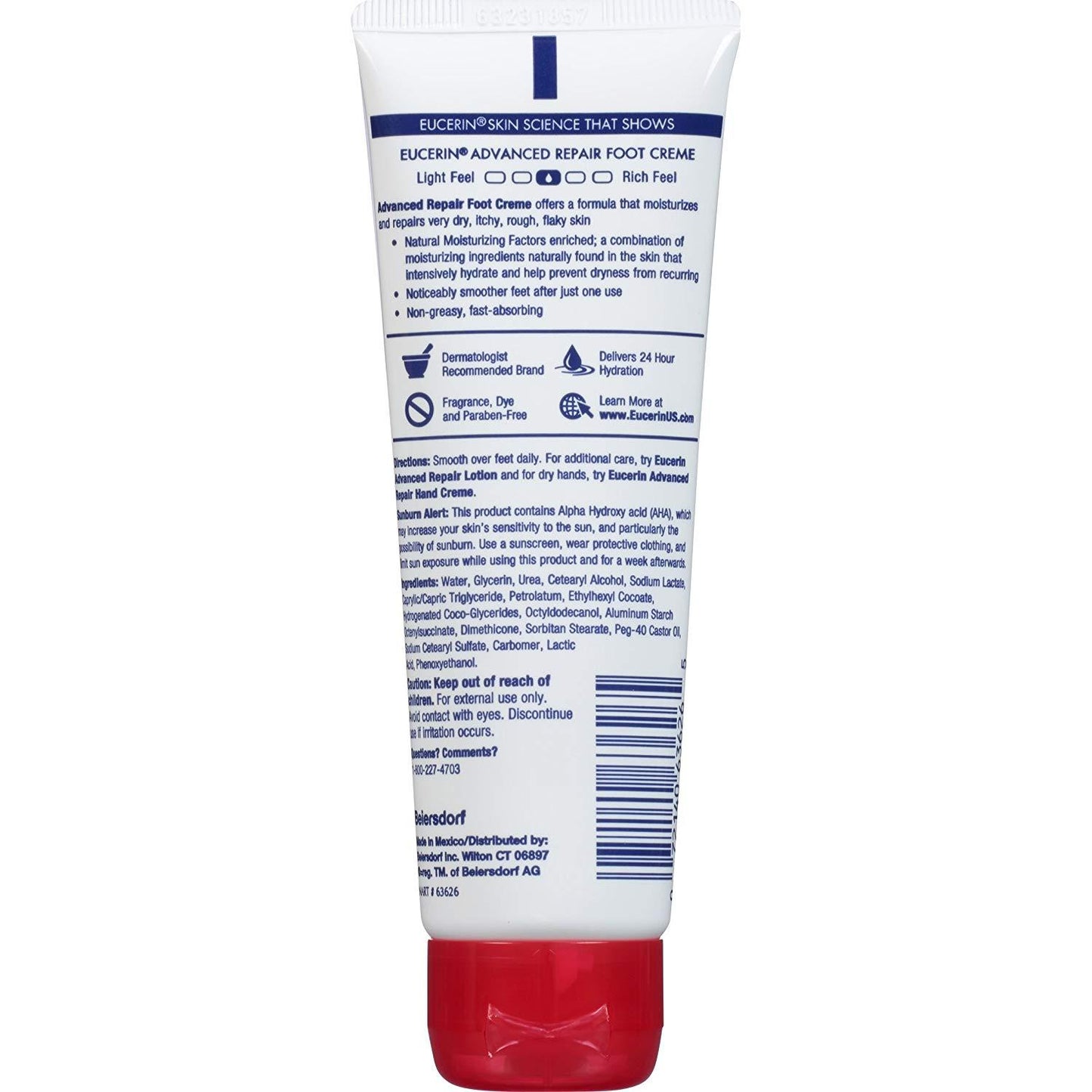 Eucerin Advanced Repair Foot Creme 3 Ounce