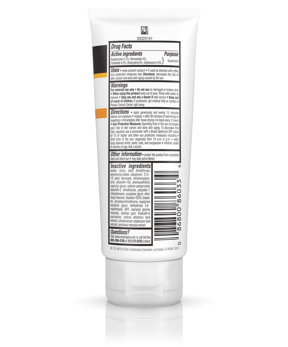 Neutrogena Clear Face Liquid Lotion Sunscreen, Broad Spectrum Spf 55 - 88 ml