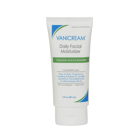 Vanicream Daily Facial Moisturizer With Hyaluronic Acid & Ceramides For Sensitive Skin, 3 fl.oz / 89ml