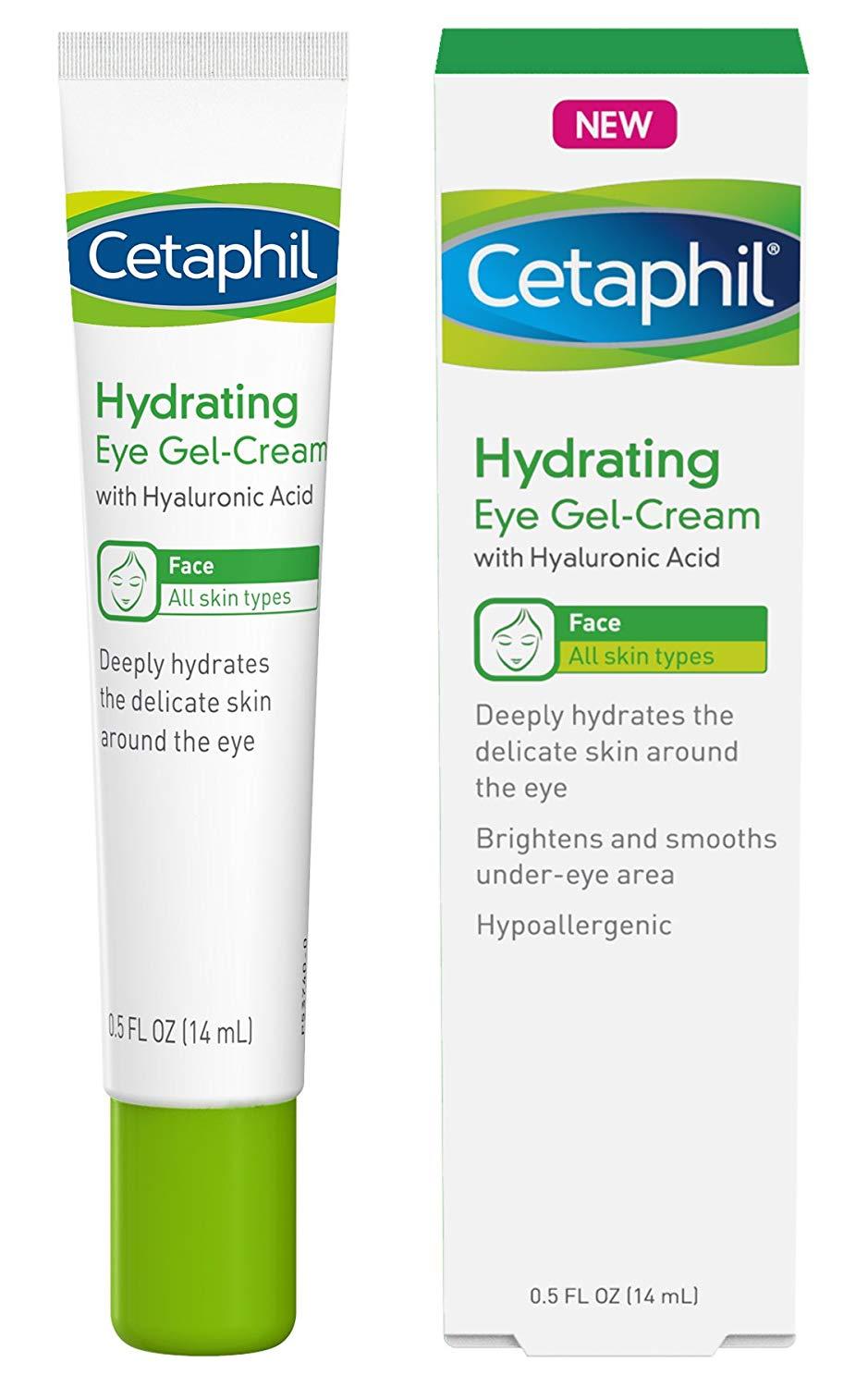 Cetaphil Hydrating Eye Gel Cream With Hyaluronic Acid 0.5 fl oz (Packaging may vary)