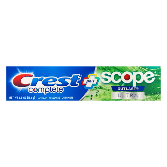 Crest Complete Whitening Anticavity Fluoride Toothpaste plus Scope, 6.3 Oz