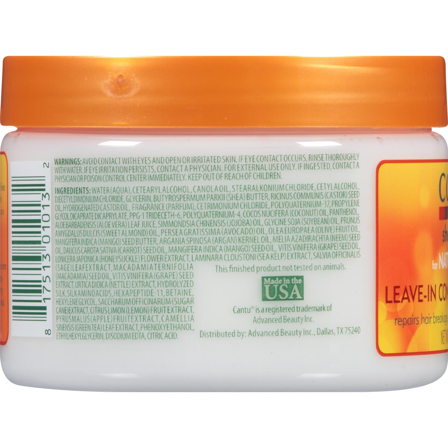 Cantu Shea Butter for Natural Hair Leave-In Conditioning Cream 12 oz