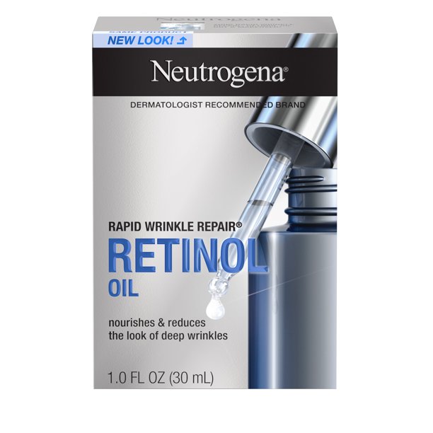 Neutrogena Rapid Wrinkle Repair Retinol Oil Nourishes & Reduces Deep Wrinkles 1fl.oz. 30mL