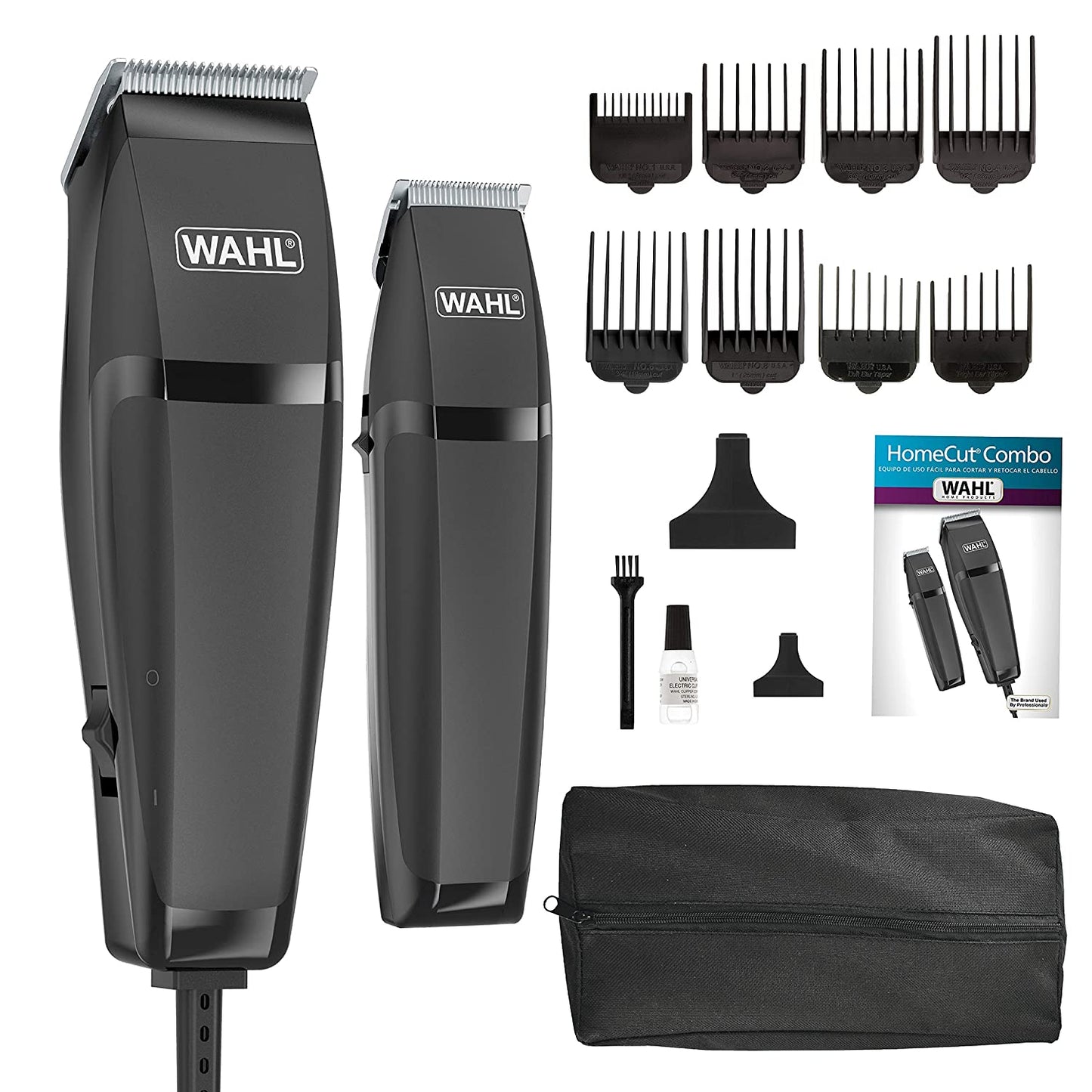 Wahl Clipper Corp Pro 14 Piece Styling Kit with Hair Clipper and Beard Trimmer, Model 79450, Chrome