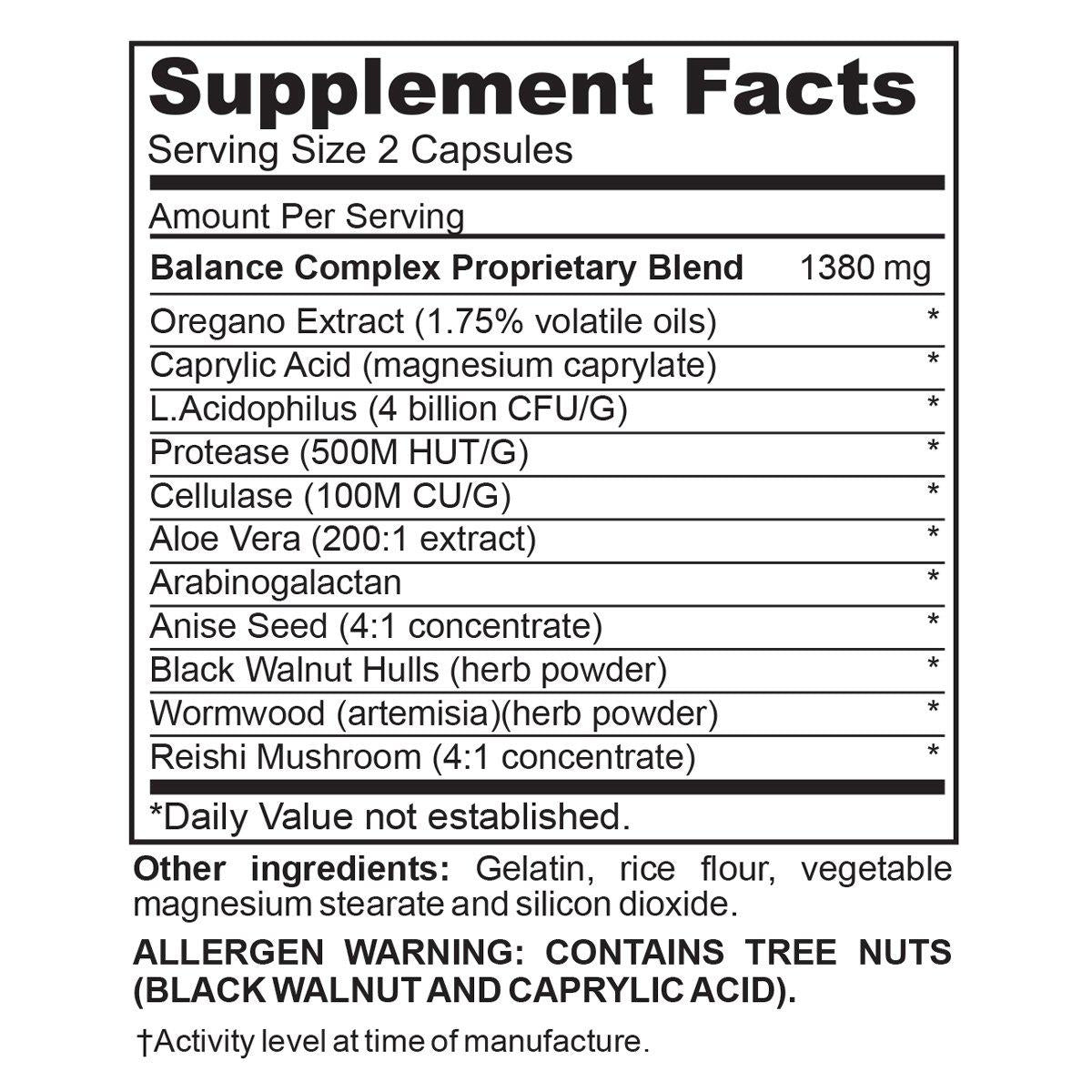 EXP 09/2025 Feminine Balance Complex for Women Vaginal Health Supplement, 60 Capsules