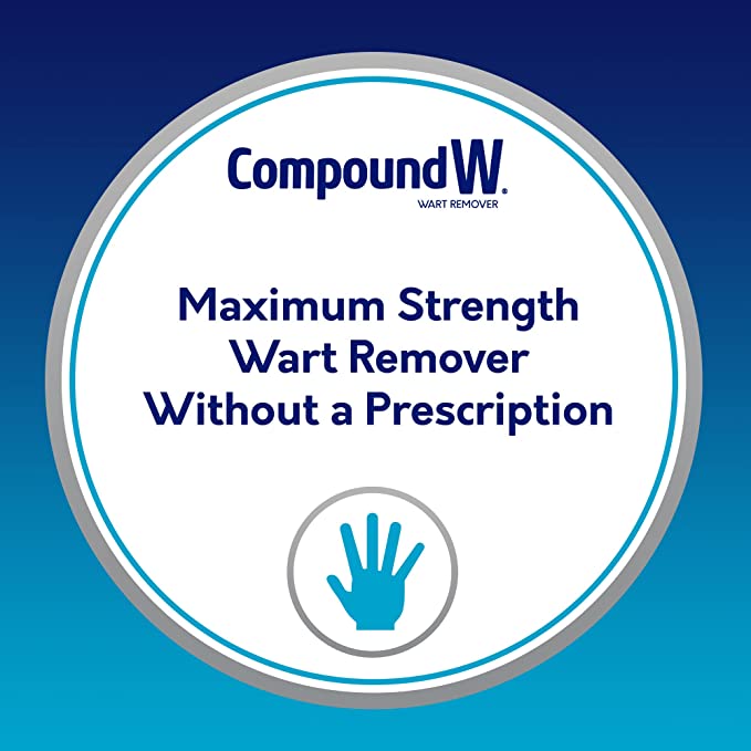 Compound W Wart Remover Fast Acting Gel + Conseal Effectively & Discretely Removes Warts - 7g