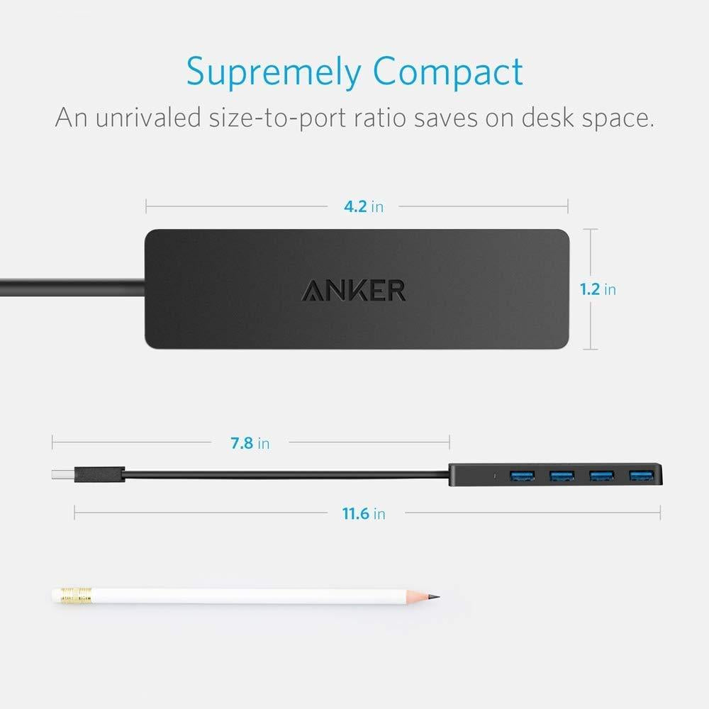 4-Port Ultra Slim USB 3.0 Data Hub