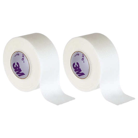 3M Durapore Medical Silk Tape 1 in x 10 yd, 2 Count