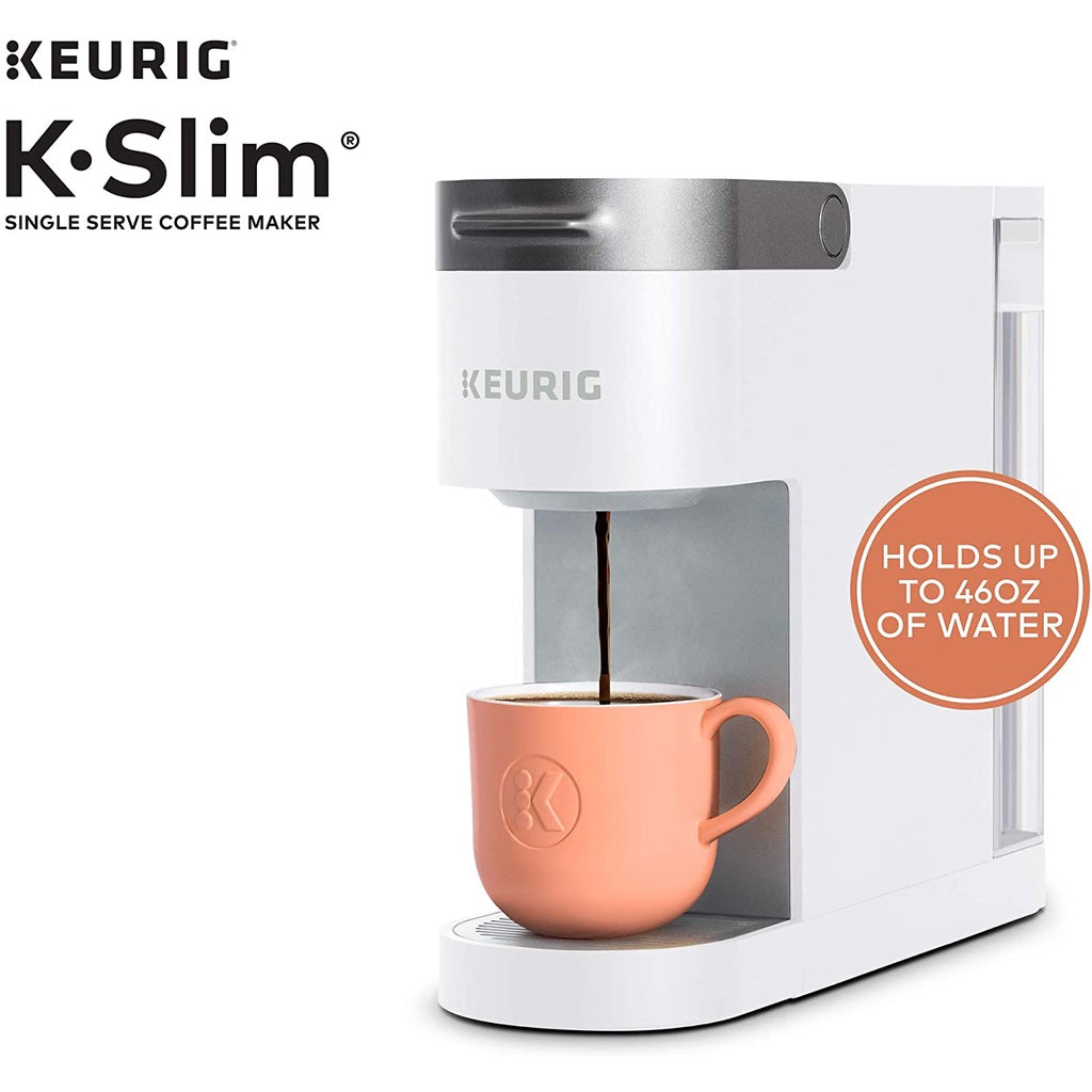 Keurig K-Slim Coffee Maker, Single Serve K-Cup Pod Coffee Brewer, 8 to 12 oz. Brew Sizes (120V/60Hz)