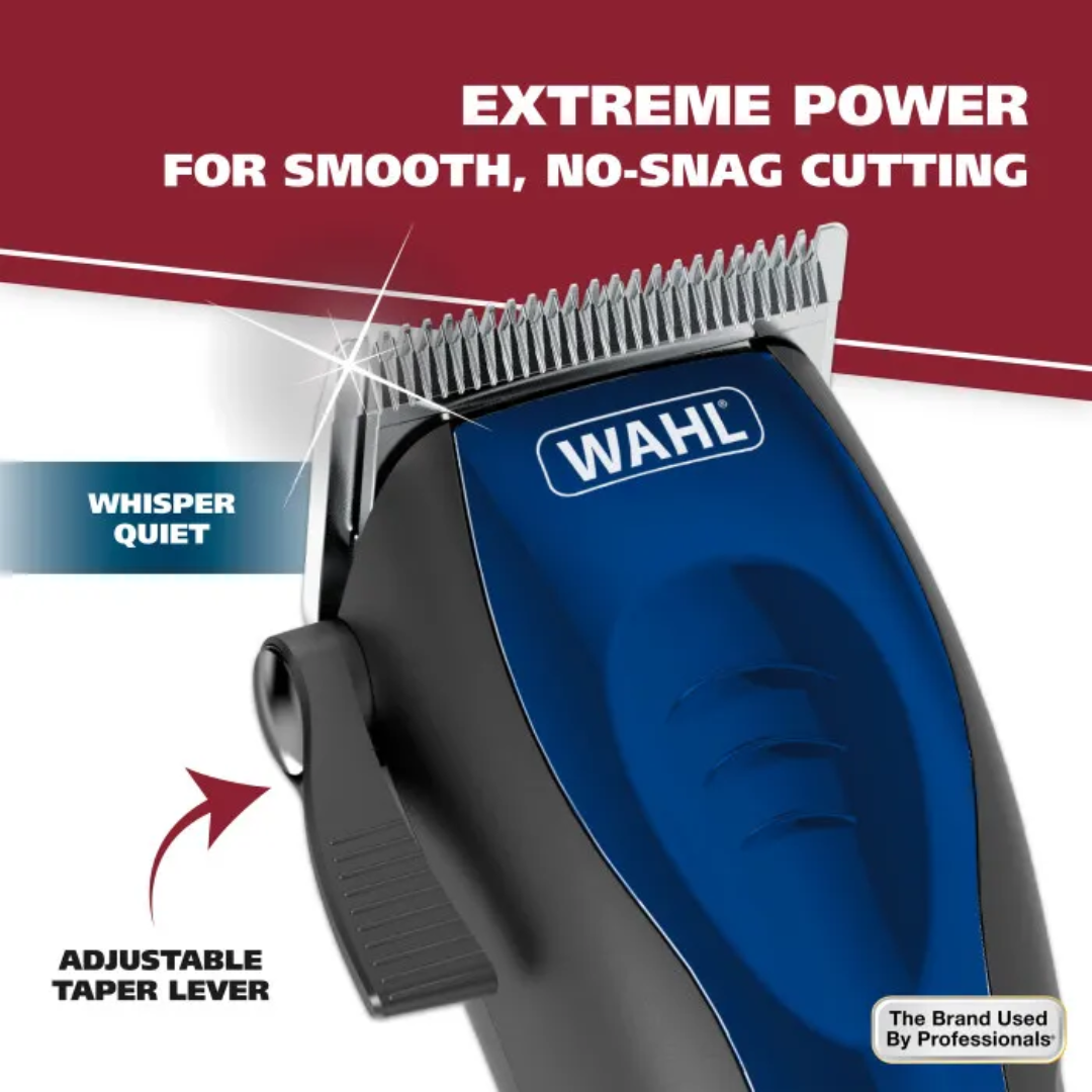Wahl Self Cut Hair Clipper Kit Adjustable Taper Lever Model 79467 - 120V