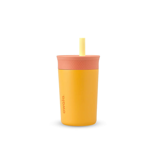 Owala Kids Insulation Stainless Steel Tumbler with Flexible Straw, 12 Oz