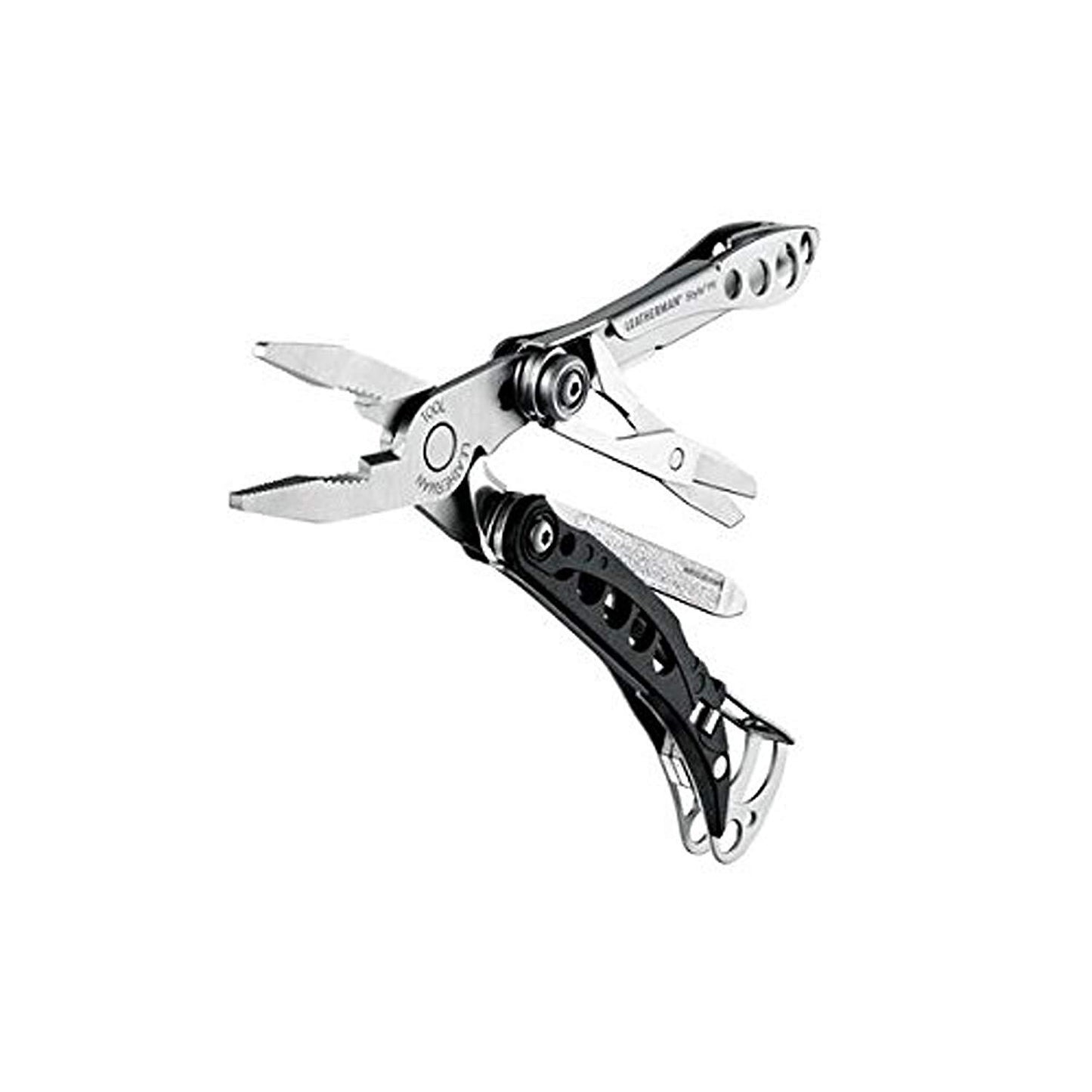 LEATHERMAN - Style PS Keychain Multitool with Spring-Action Scissors and Grooming Tools, Black (831488)