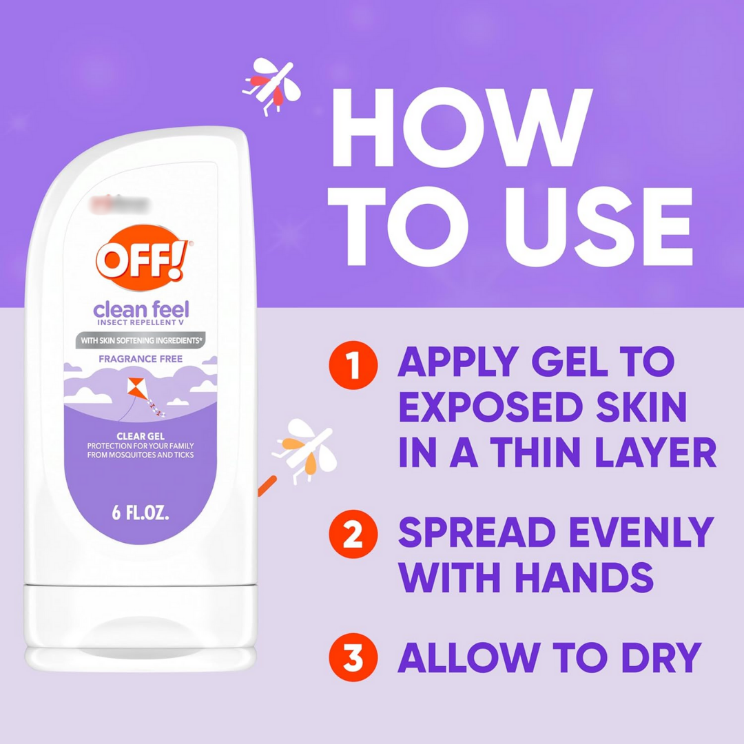 OFF! Insect Repellent 12 Clear Gel, 6 oz / 177 ml