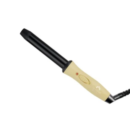 SUTRA Supreme Mini Tourmaline Ceramic Curling Iron, 3/4". 19mm, Pastel Yellow Dual Voltage