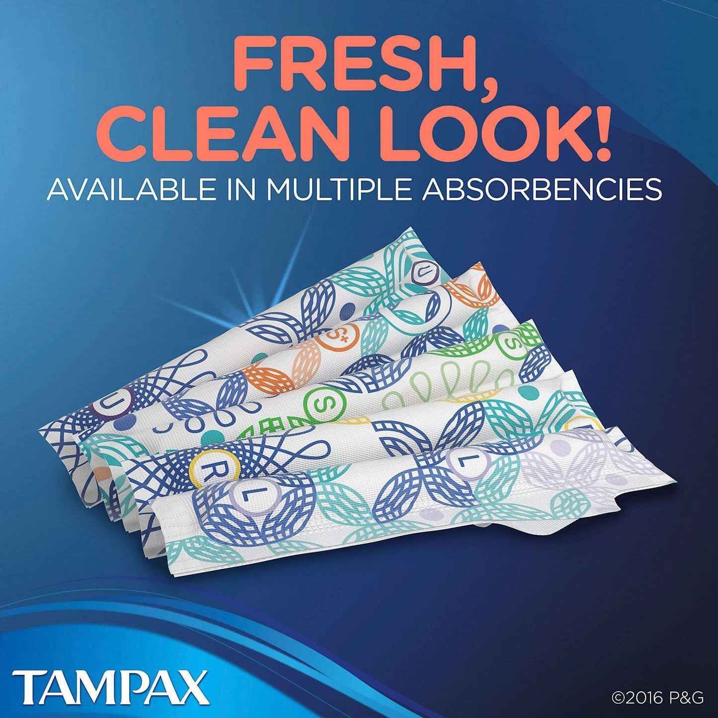 TAMPAX Pearl Unscented Tampons, Regular, 96 Count