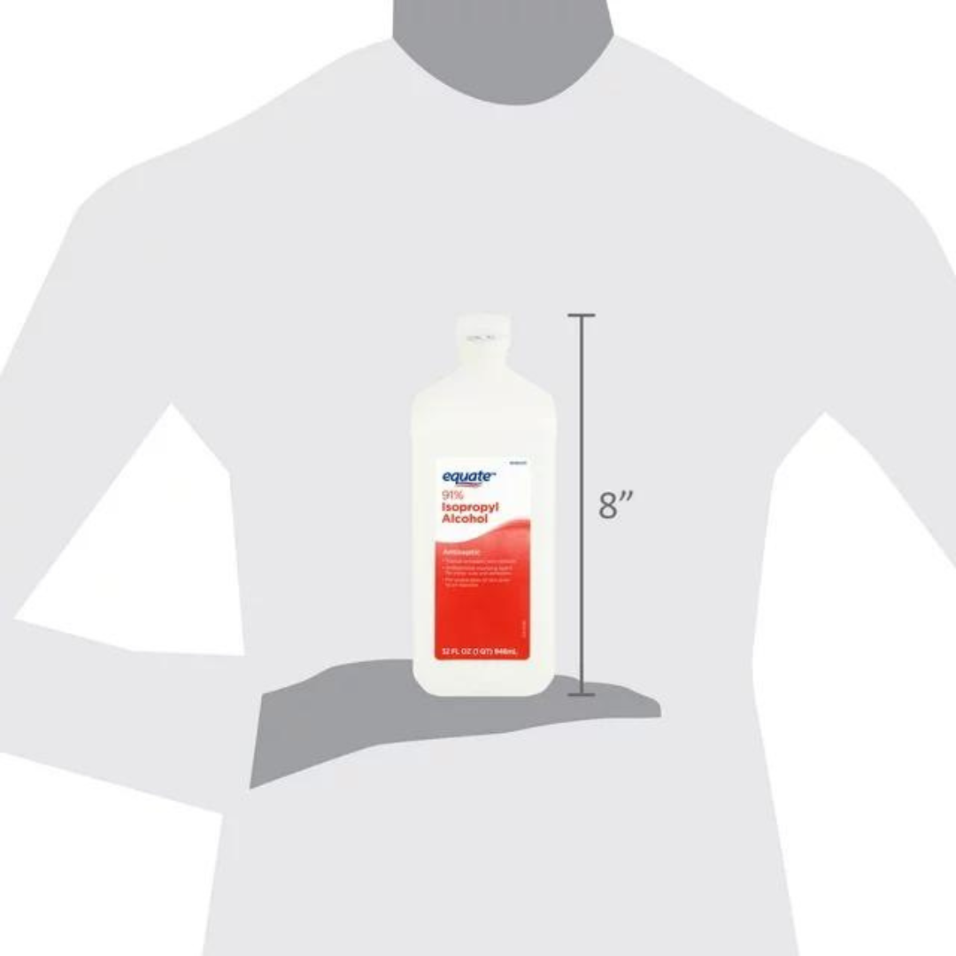 Equate 91% Isopropyl Alcohol Antiseptic - 32 fl oz / 946ml
