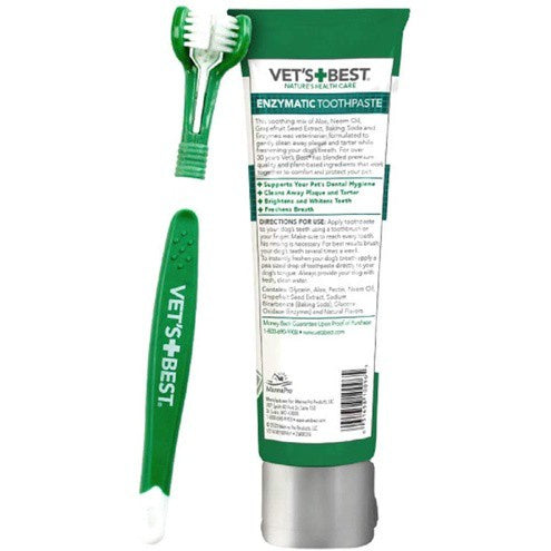 Vet’s Best Enzymatic Dog Toothpaste, Vet Formulated, 3.5 oz. / 99.2g