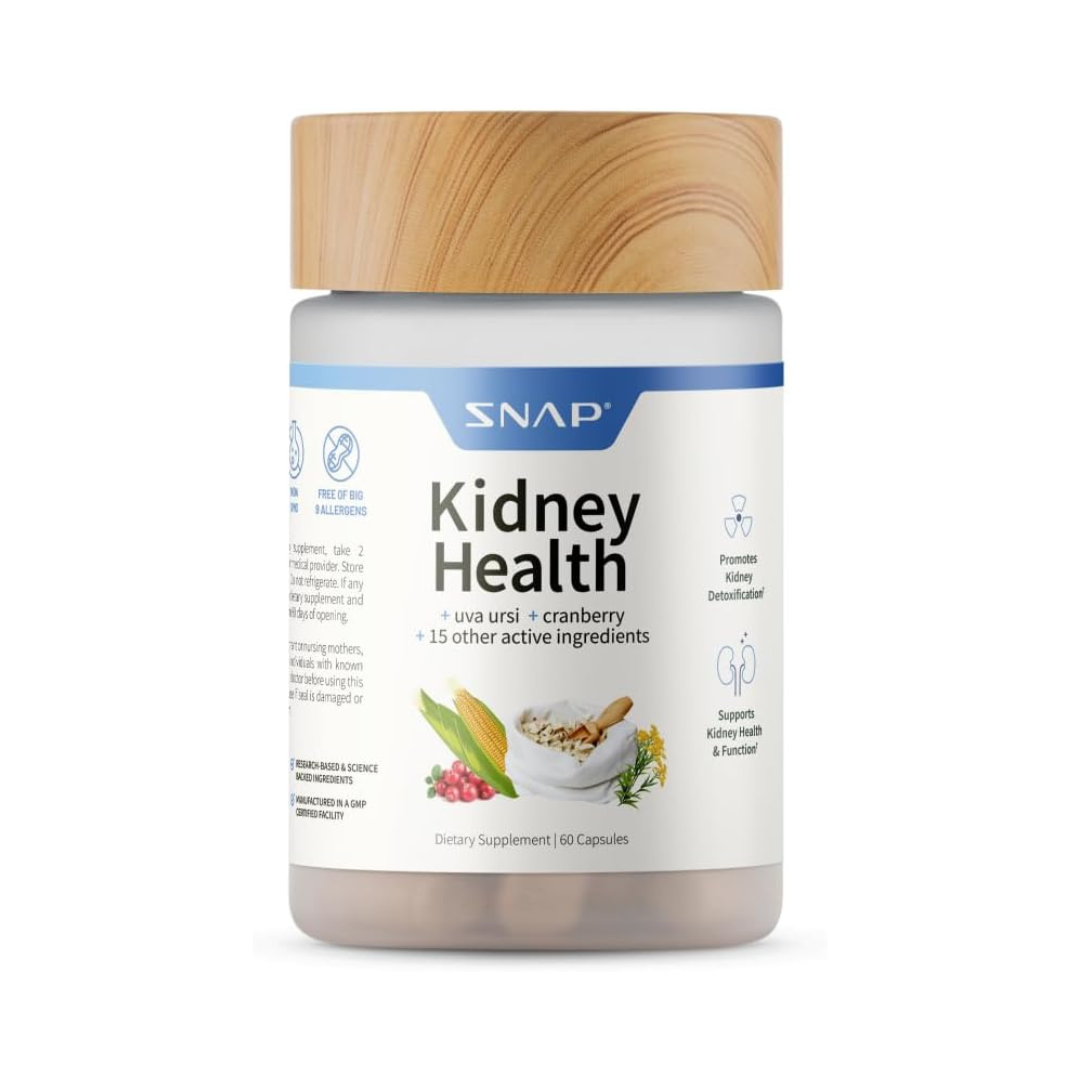 SNAP Kidney Health + Uva ursi + Cranberry, 60 Capsules