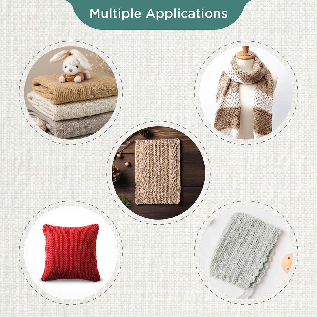 KnitPro Dreamz Deluxe Single Pointed Needle Set, 25 cm - (200645)