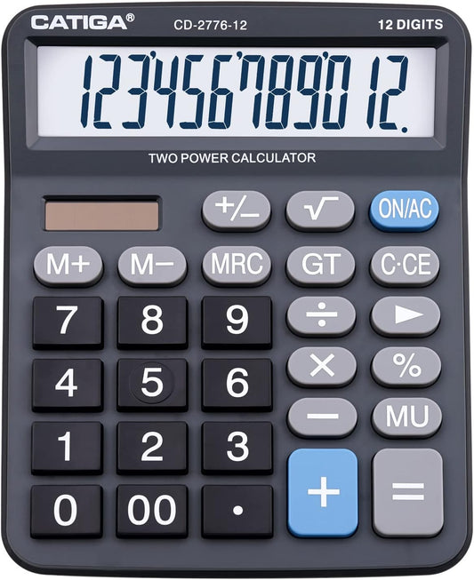 CATIGA 12-Digit Giant Commercial Desktop Calculator CD-2776-12