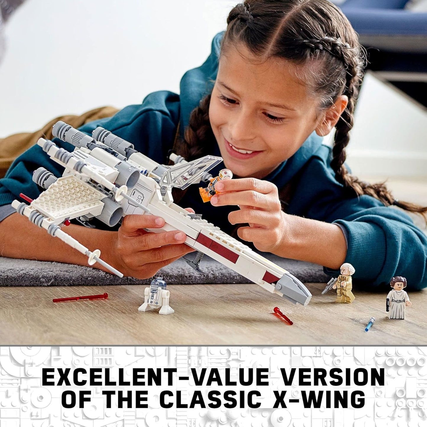 LEGO Star Wars Luke Skywalker's X-Wing Fighter Building Toy 474 pcs