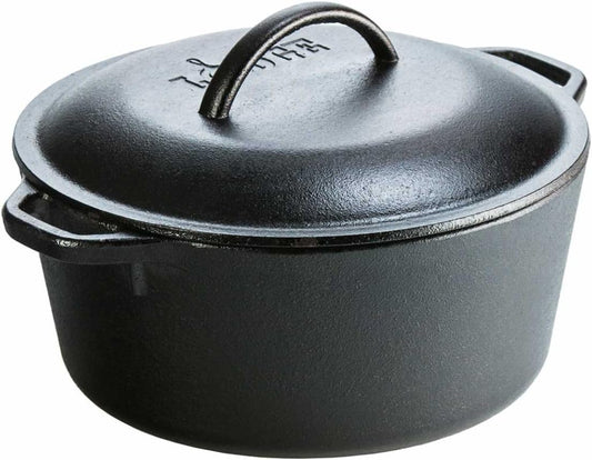 LODGE Cast Iron Dutch Oven 5 Quart