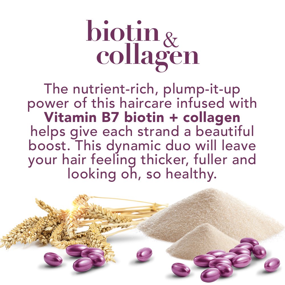 OGX Biotin & Collagen Conditioner Extra Strength Extra Volume 385 ml