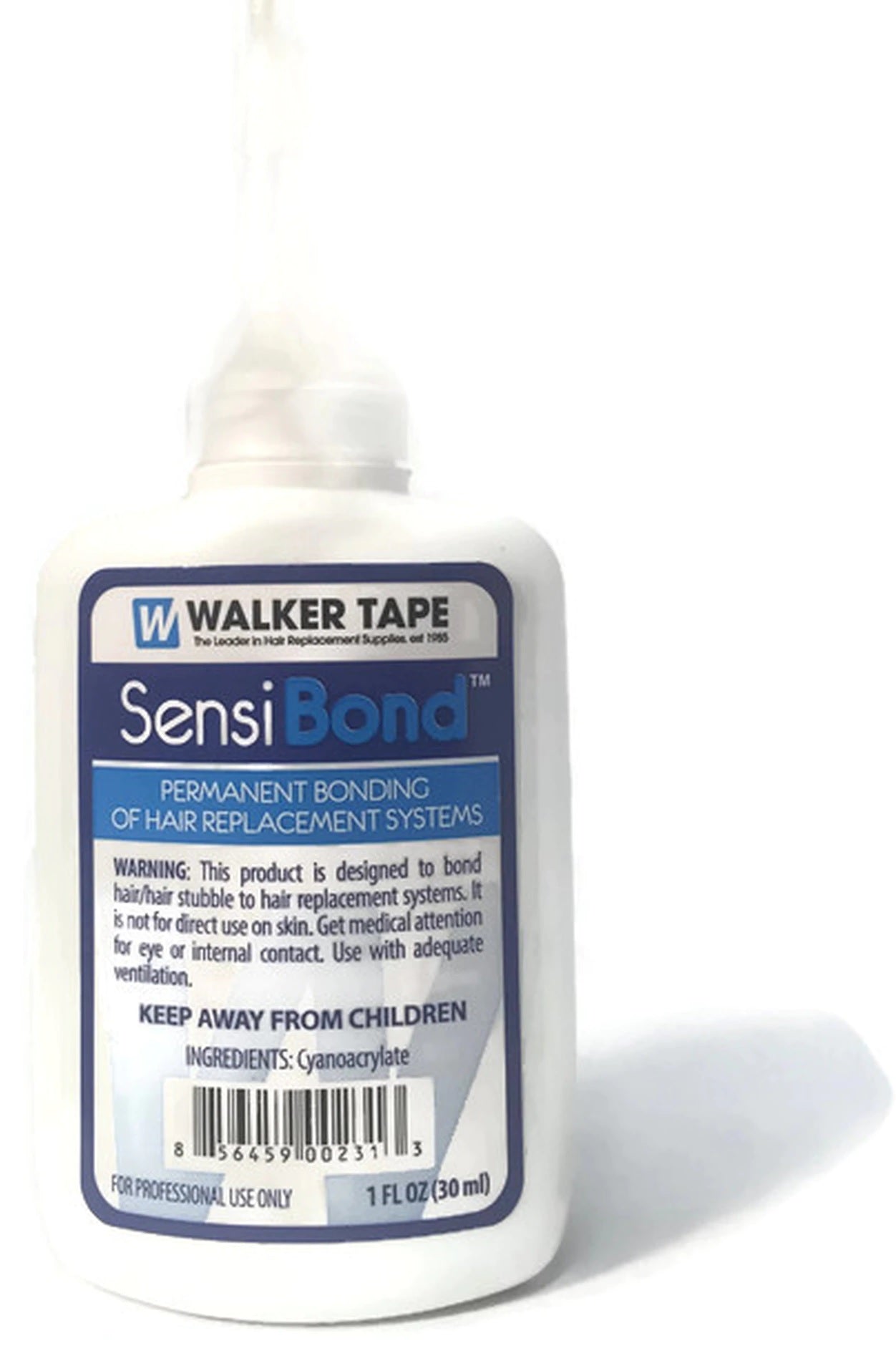 Walker Tape SensiBond for Permanent Bonding of Hair Replacement Systems 1 fl oz / 30 ml