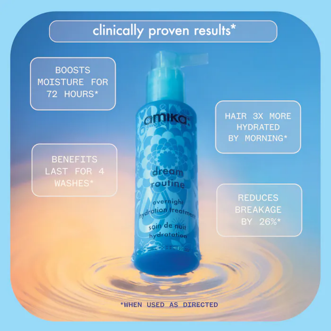 Amika Dream Routine Overnight Hydration Hair Treatment, 100 ml / 3.3 fl. oz.