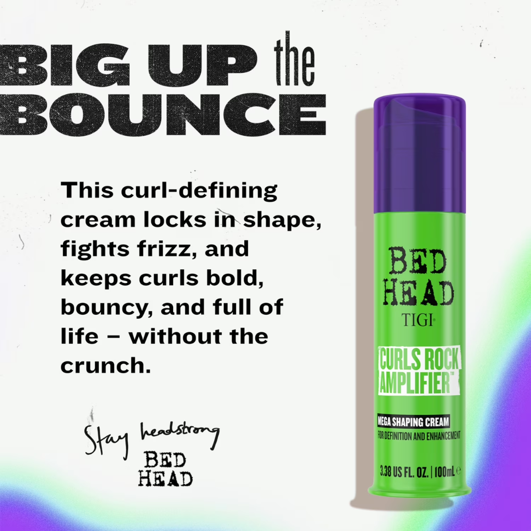 Tigi Bed Head Curls Rock Amplifier Mega Shaping Hair Cream, 3.38 oz / 100 ml